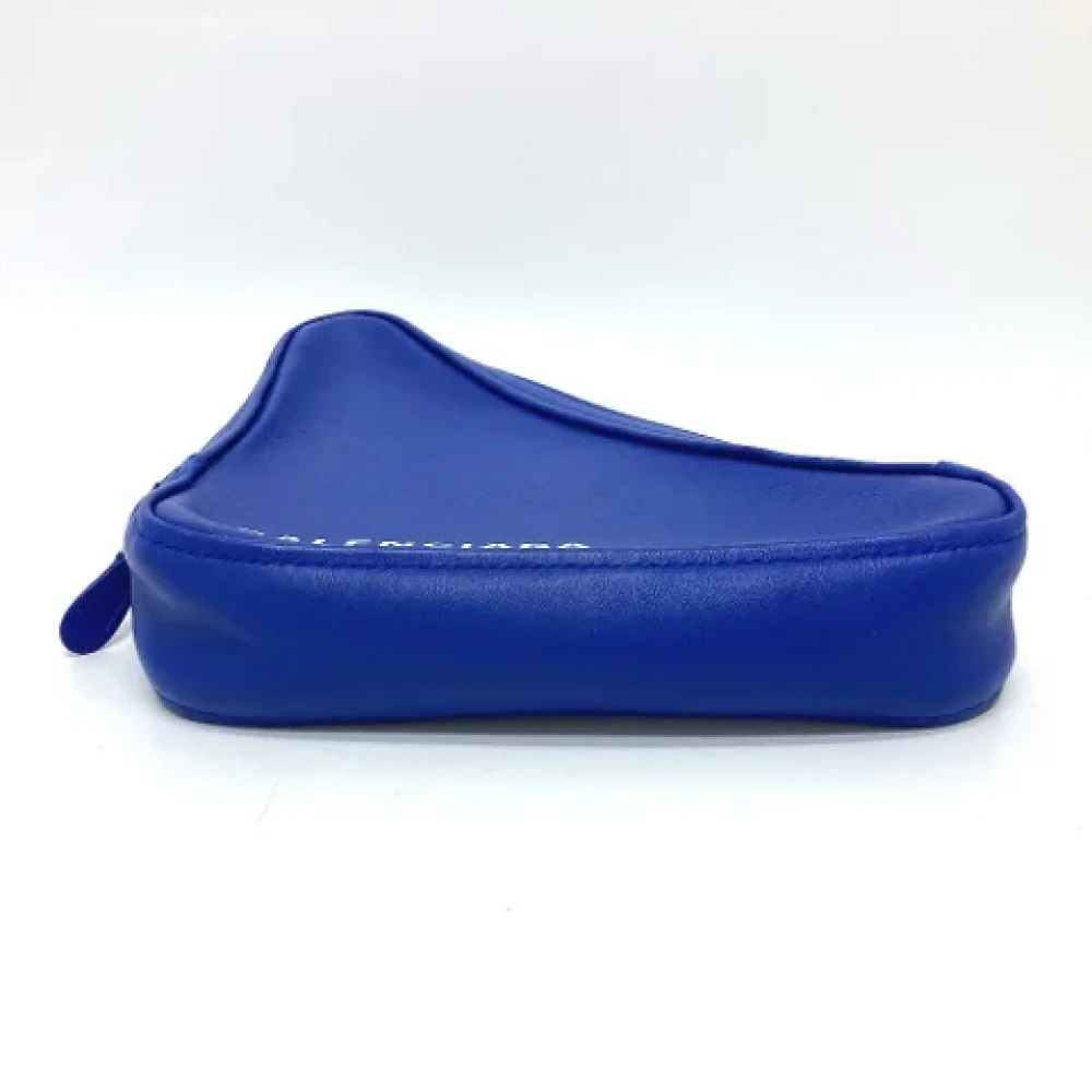 Balenciaga Vintage Pre-owned Leather balenciaga-bags Blue Dames