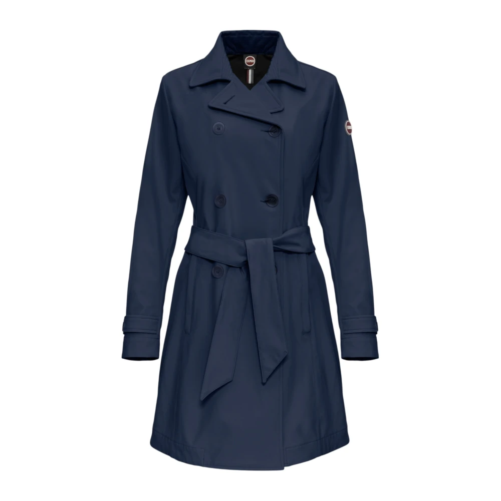 Colmar Women's Blue Trench Impermeabile - Trench Coats - Xs - Coats