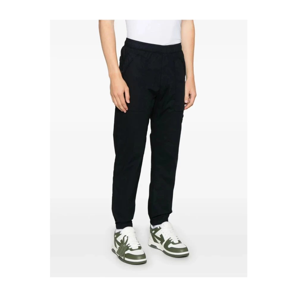 Stone Island Casual Cargo Broek voor Mannen Blue Heren