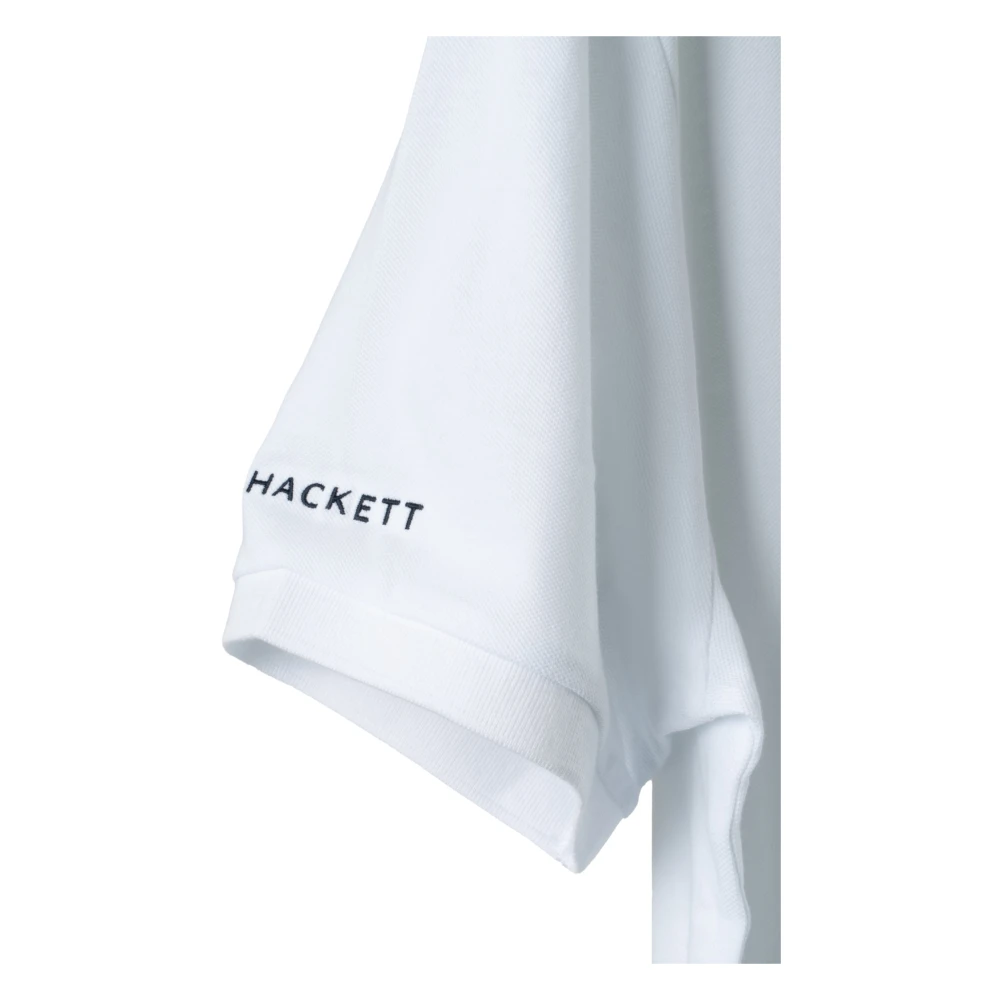 Hackett Polo Shirts White Heren