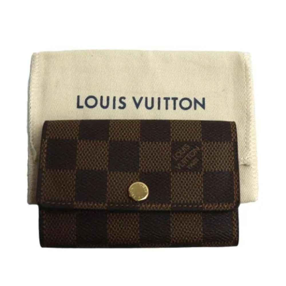 Louis Vuitton Vintage Pre-owned Canvas key-holders Brown Dames