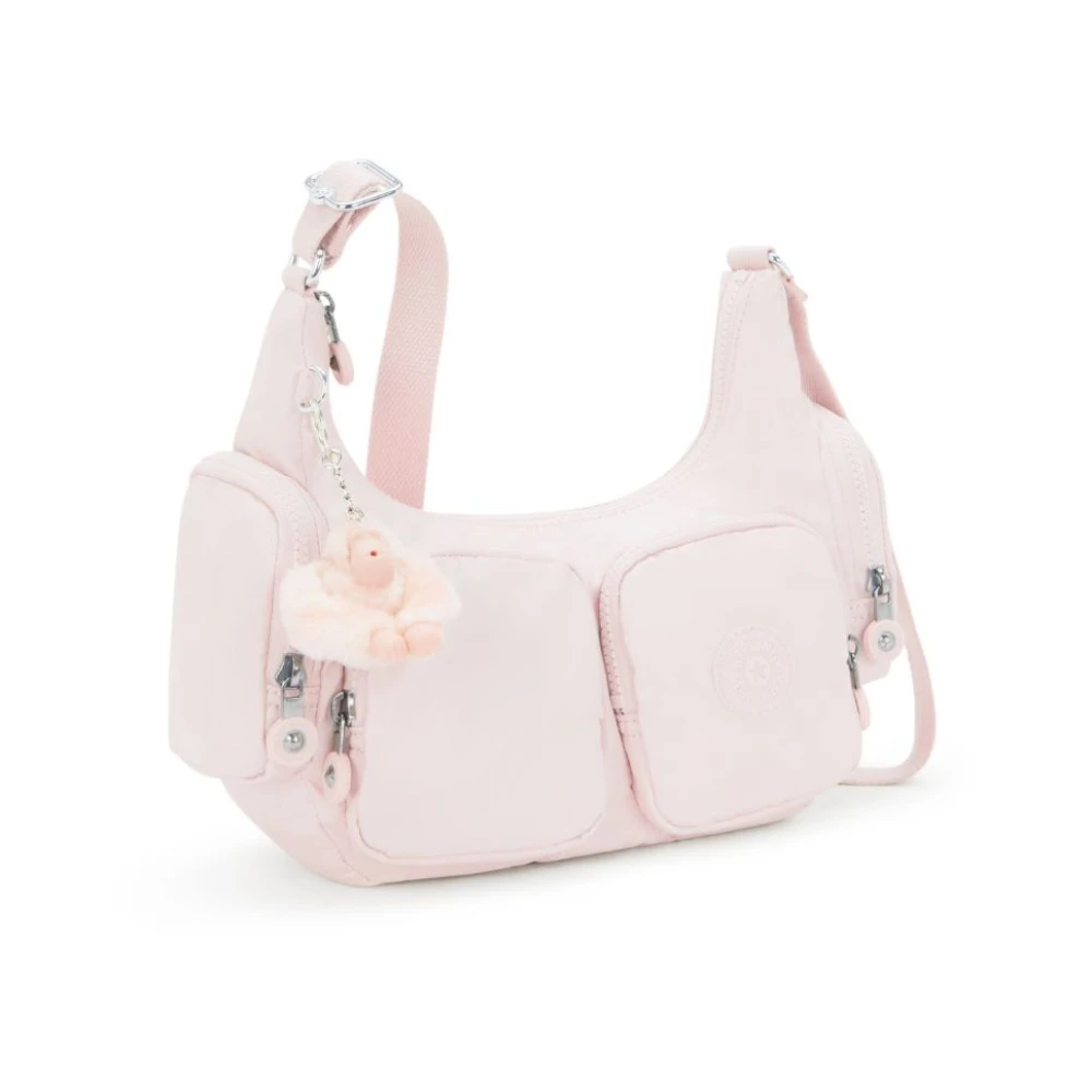 Kipling Stijlvolle Schoudertas met Meerdere Zakken Pink Dames