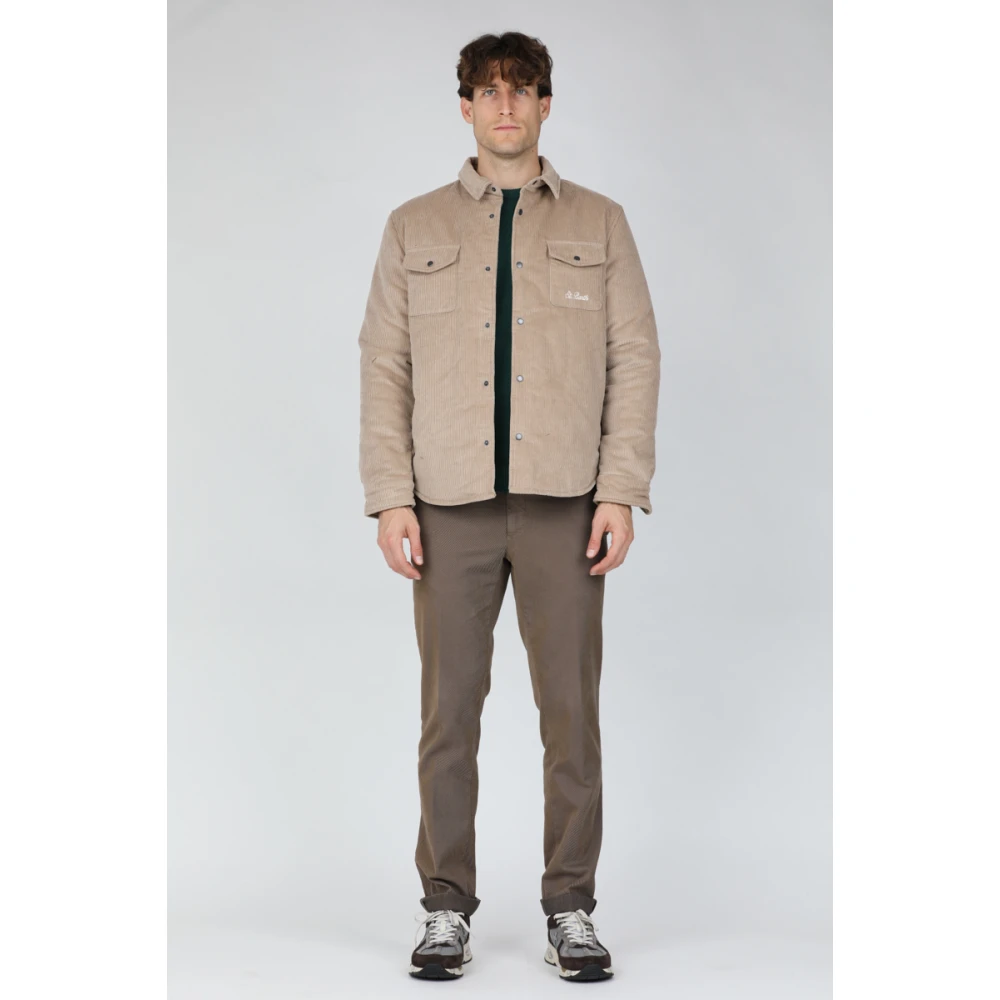 Mason's Diagonale Stof New York City Broek Brown Heren