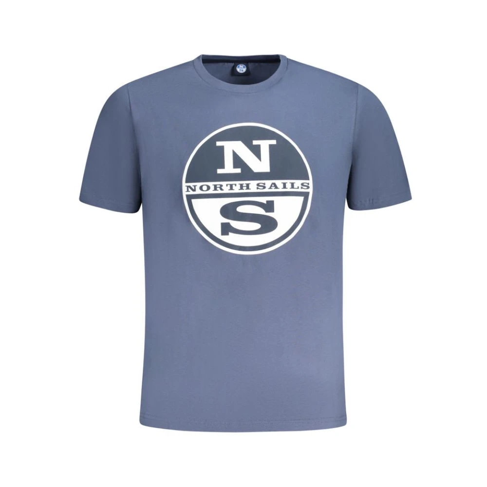North Sails Camiseta De Algodón Azul Para Hombre Con Logo Icónico Tops Hombre Azul M Camiseta De Algodón Azul Para Hombre Con Logo Icónico