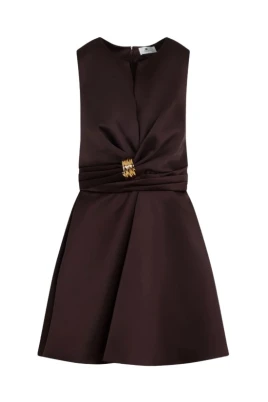 Klänning i Duchess Satin