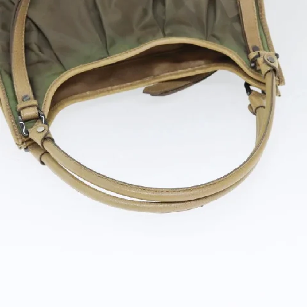 Burberry Vintage Pre-owned Fabric handbags Green Dames
