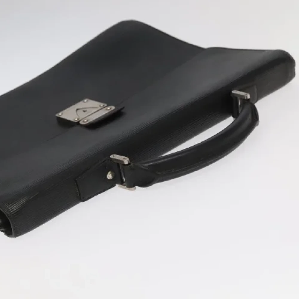 Louis Vuitton Vintage Pre-owned Leather handbags Black Dames