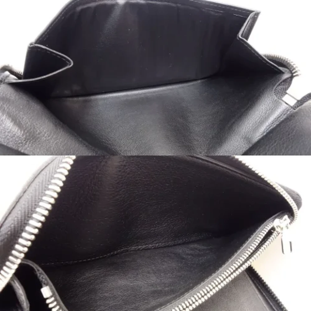 Louis Vuitton Vintage Pre-owned Leather wallets Black Heren