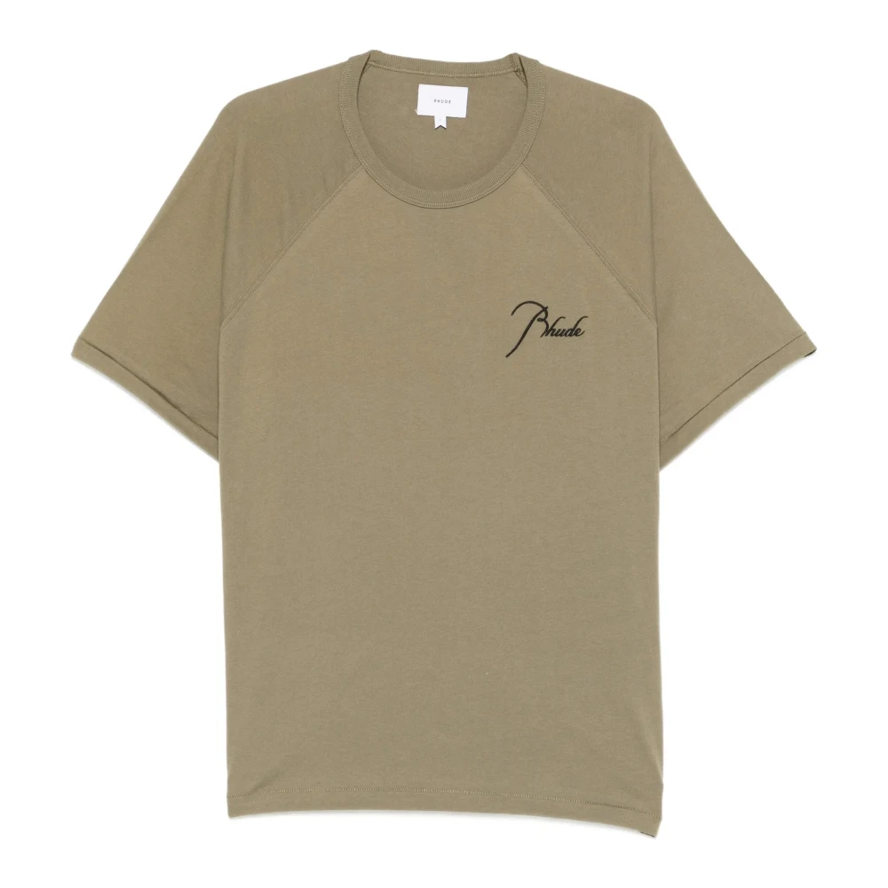 Rhude Uomo Verde - T-Shirt Girocollo - Tops - S
