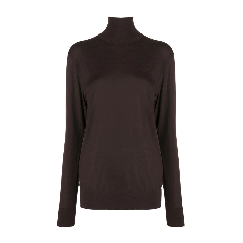 Dolce & Gabbana Ebony Kasjmier Gebreide Rolhals Sweater Black Dames