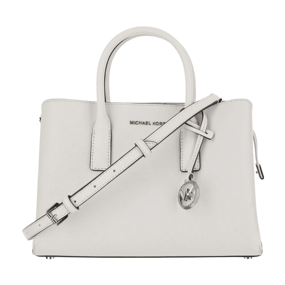 Michael Kors Leren tas met verstelbare schouderband White Dames