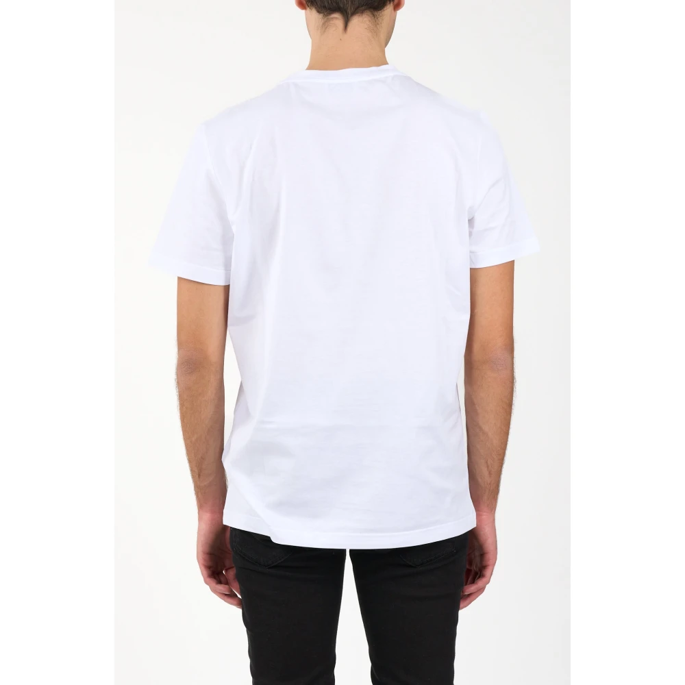 Dondup Jersey T-shirt met slim fit White Heren