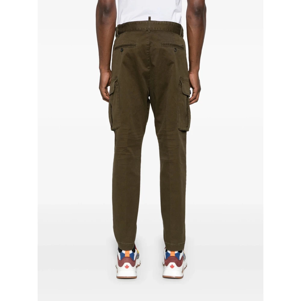 Dsquared2 Cargo Groene Broek Green Heren