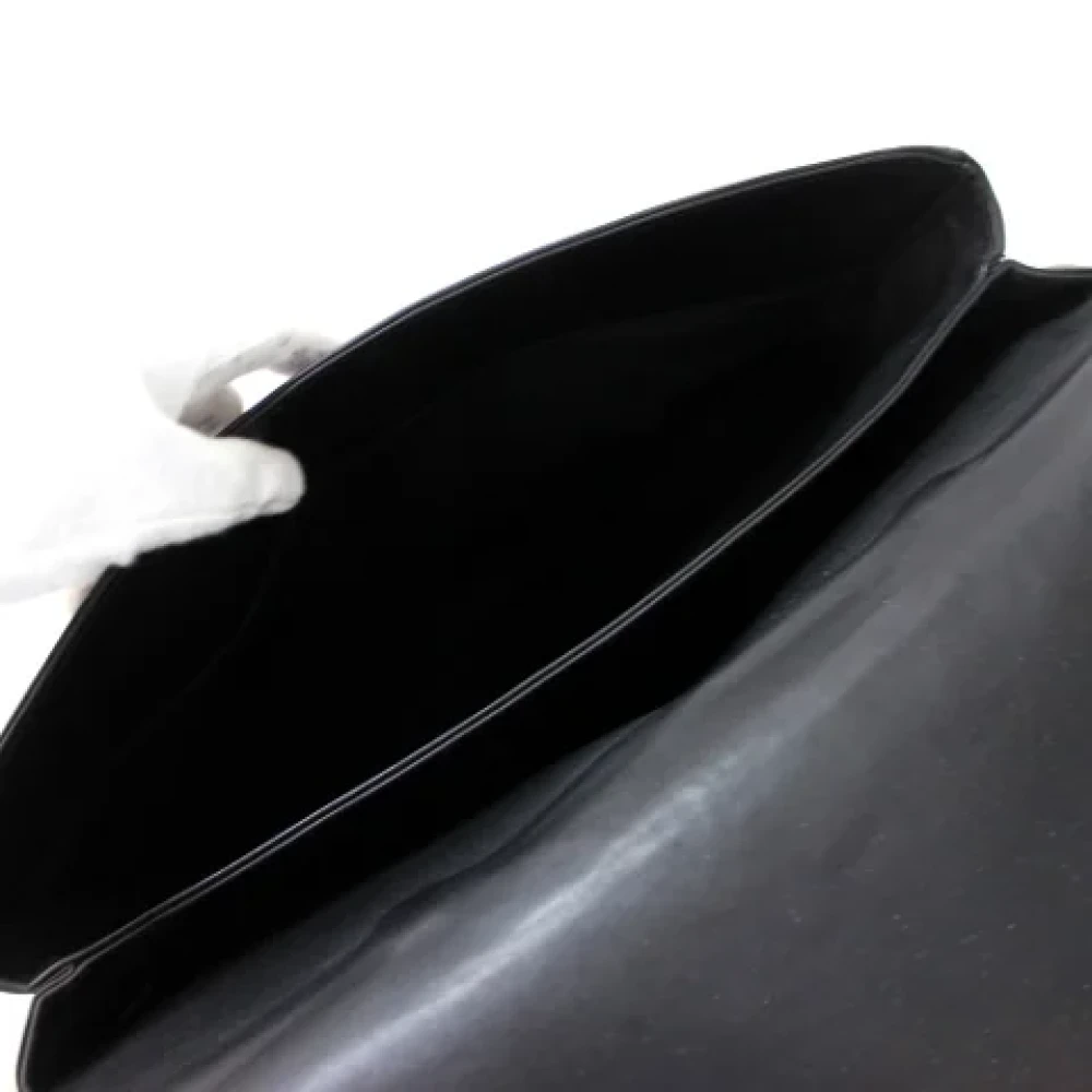Bottega Veneta Vintage Pre-owned Leather handbags Black Heren