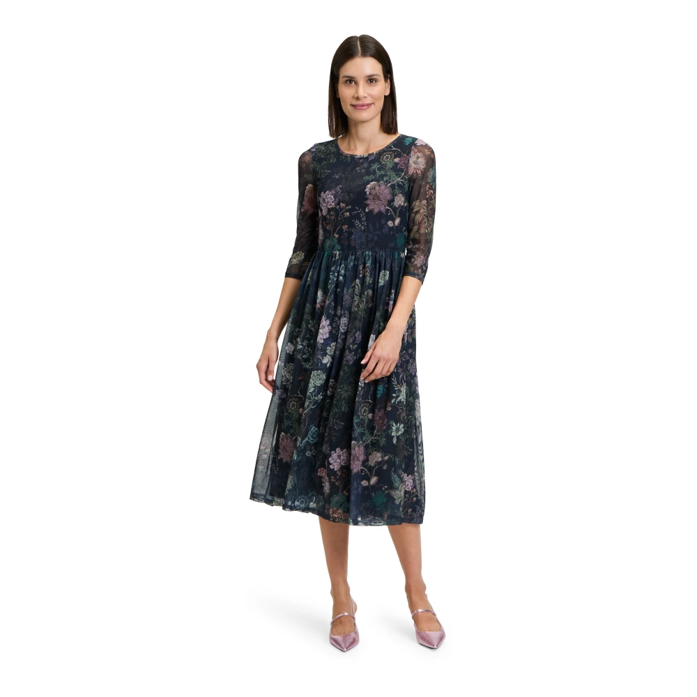 Vera Mont Bloemen Maxi Jurk Multicolor Dames
