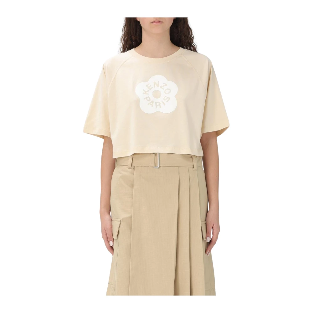 Kenzo - Tops > T-Shirts - Beige - Kenzo - Modalova
