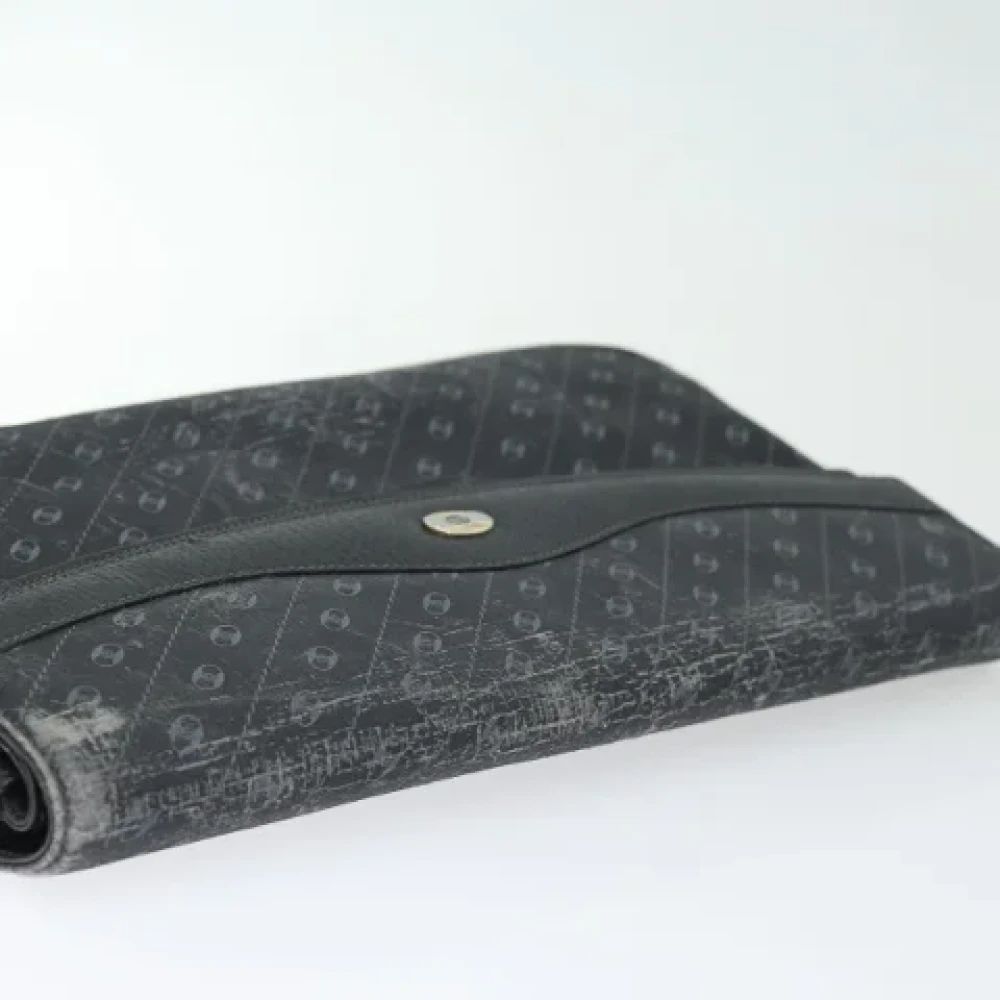 Gucci Vintage Pre-owned Leather clutches Black Dames