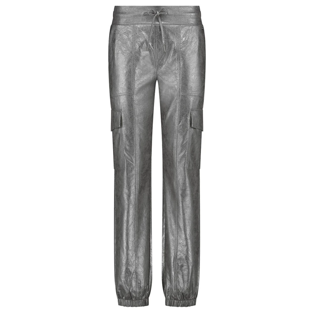 Tramontana Cargo Coated Broek Gray Dames