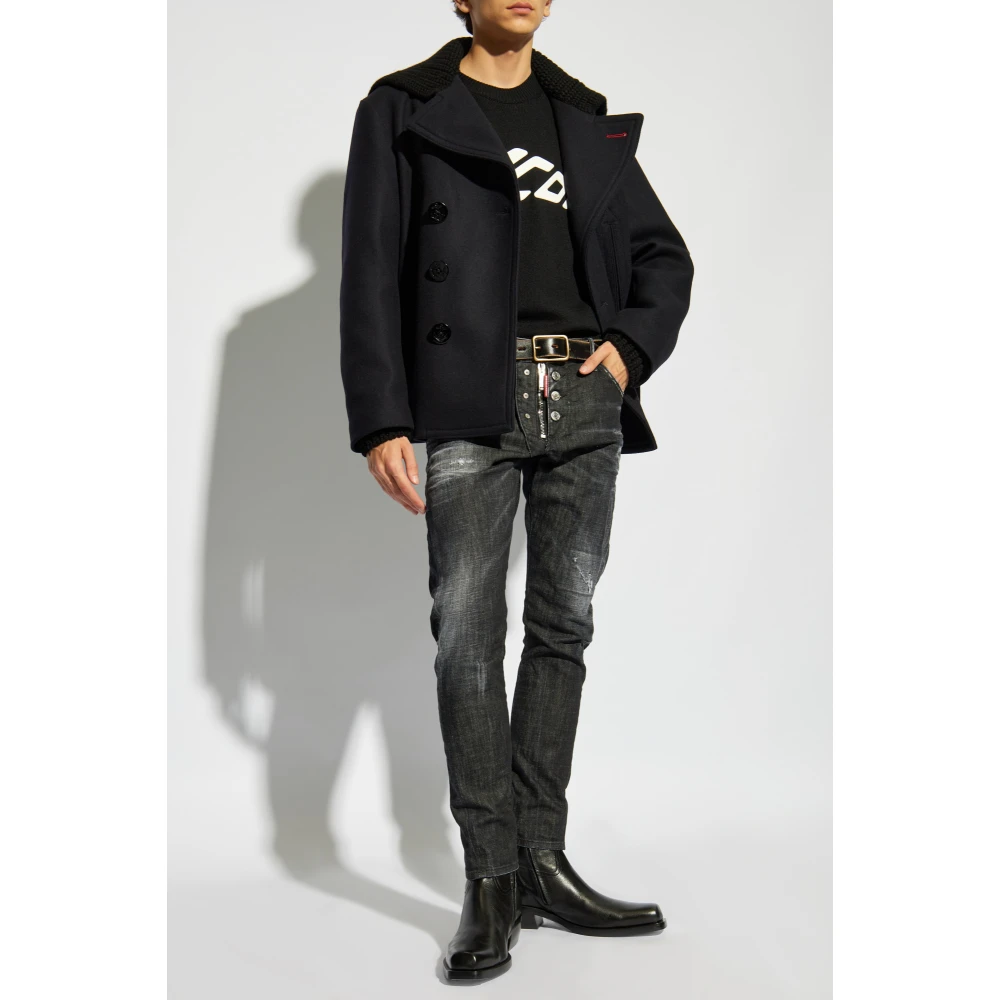 Dsquared2 Trui met logo Black Heren
