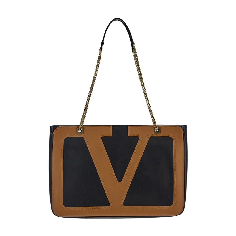 Valentino Garavani Women's Brown Tote Bag - Shopping Bags - One Size - Bags