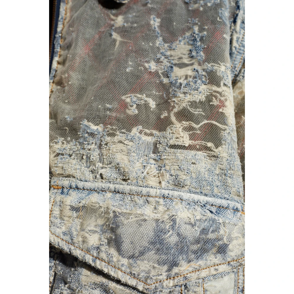 Diesel Denim jack D-Muddy-Fsf Blue Heren