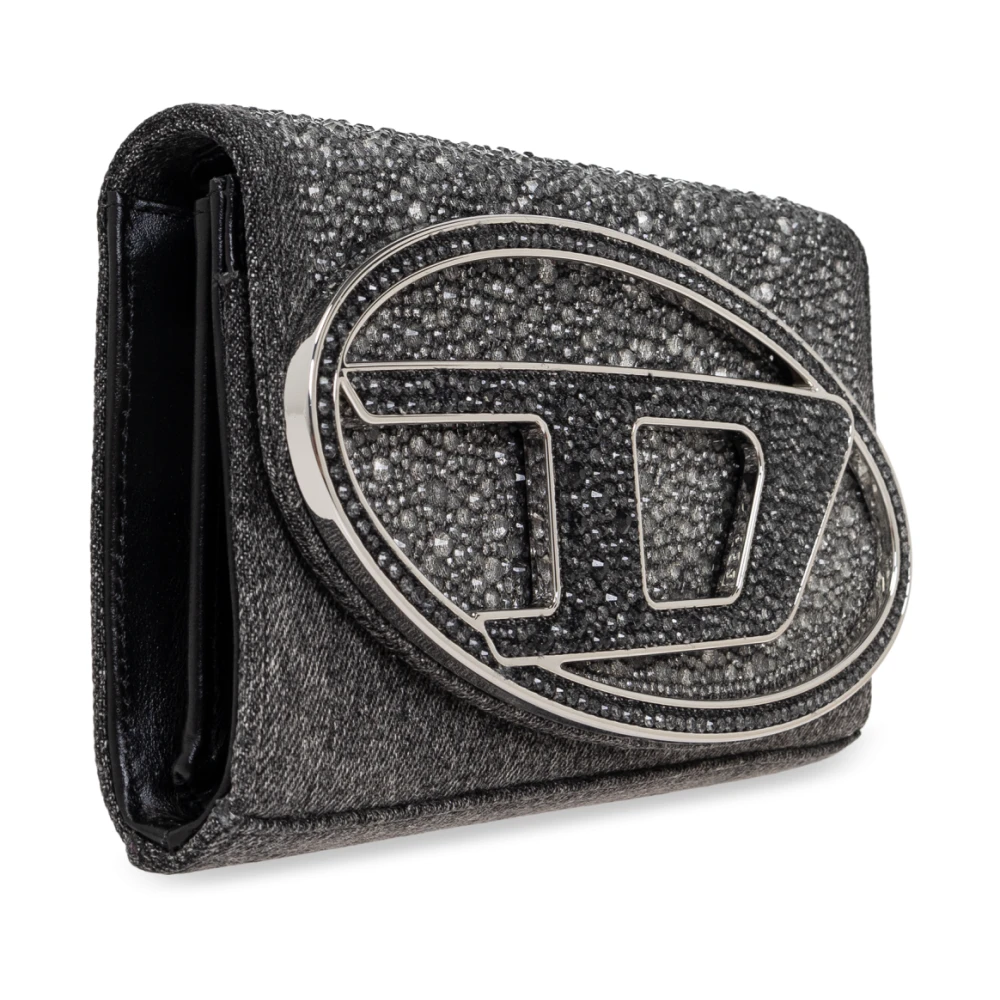Diesel Riemportemonnee 1DR Black Dames