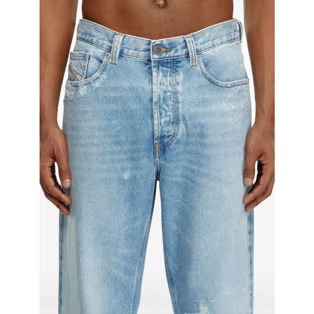 Diesel Stijlvolle Jeans met D-Macs Design Blue Heren