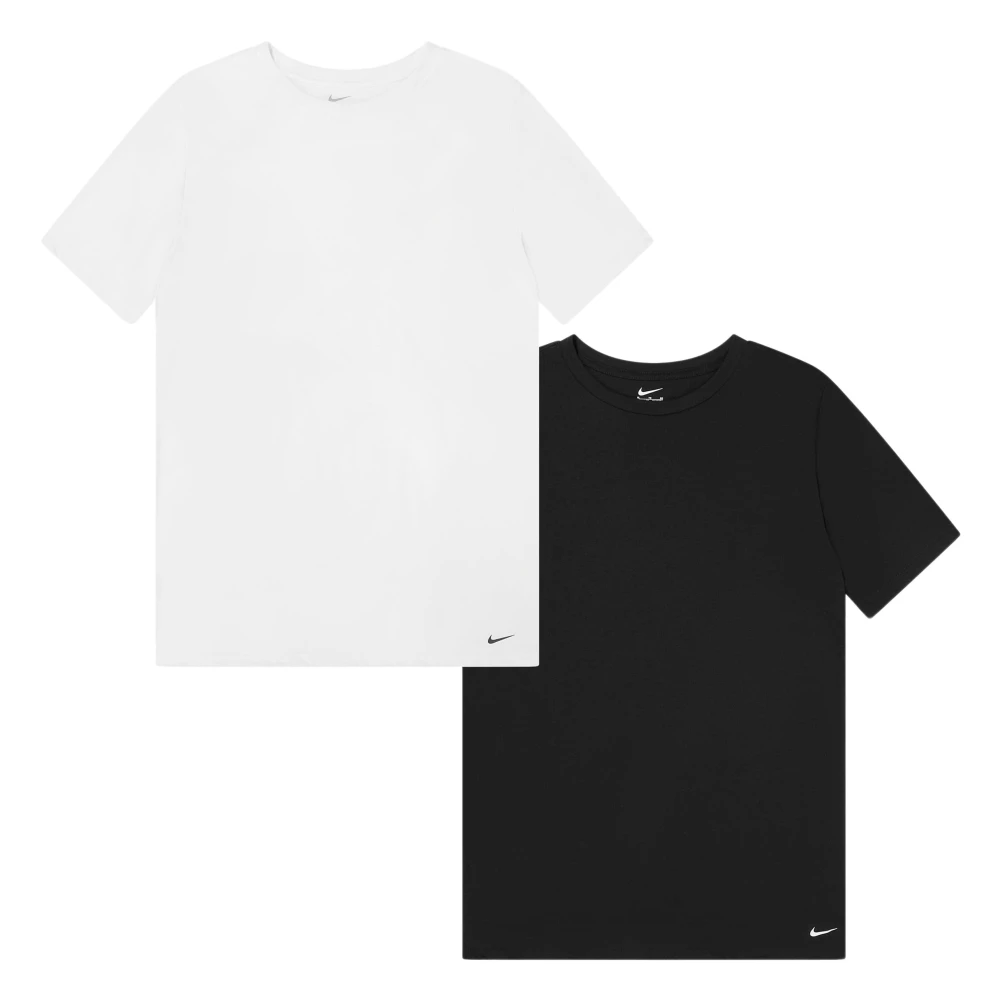 Nike Boys Black Multicolour T-Shirt Set For