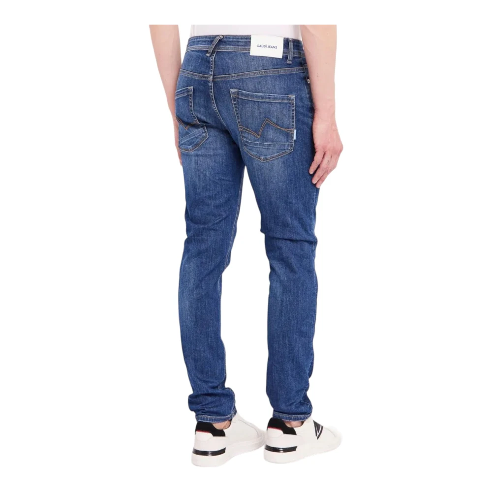 Gaudi Slim-fit Denim Broek Blue Heren