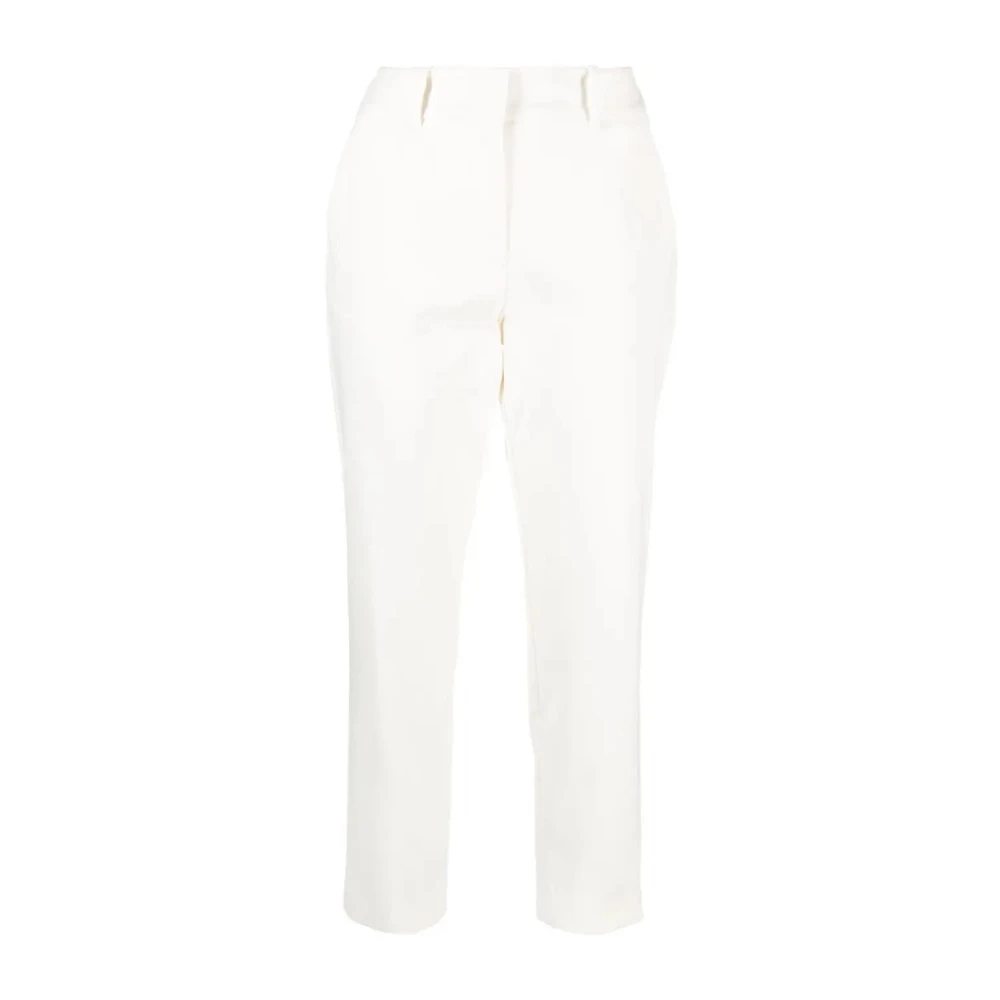 Eleventy Witte Casual Broek New York Stijl White Dames