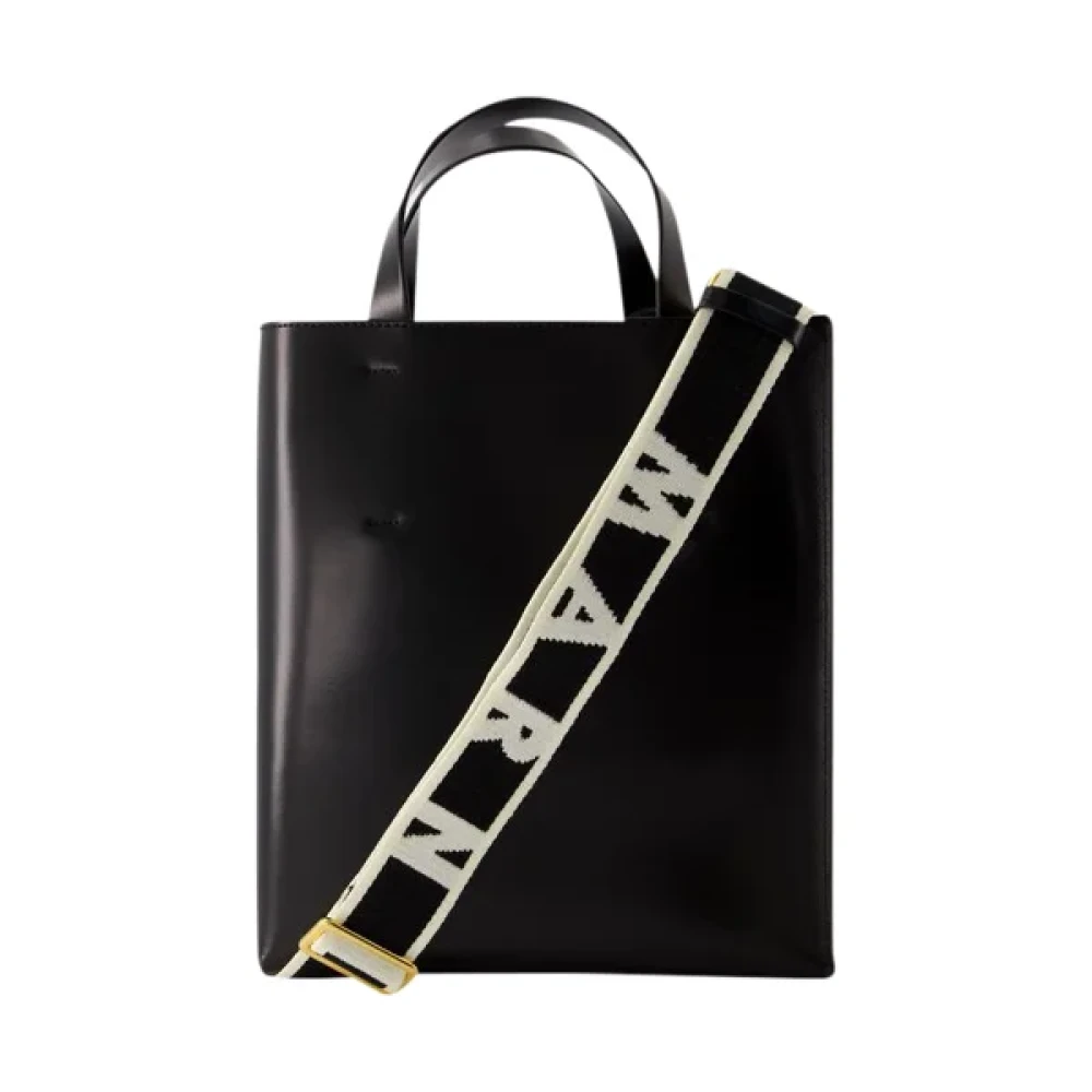 Marni Leather crossbody-bags Black Dames