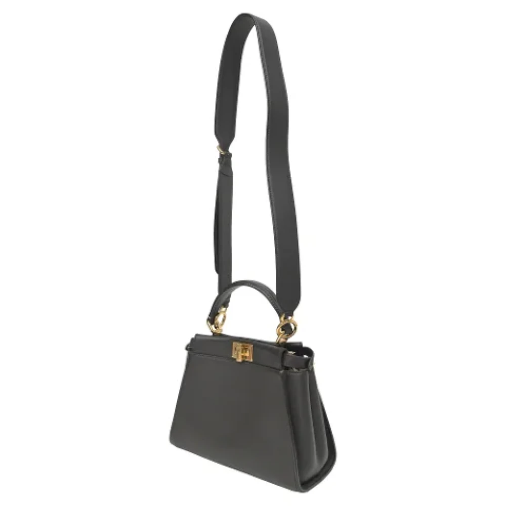 Fendi Vintage Pre-owned Leather fendi-bags Black Dames