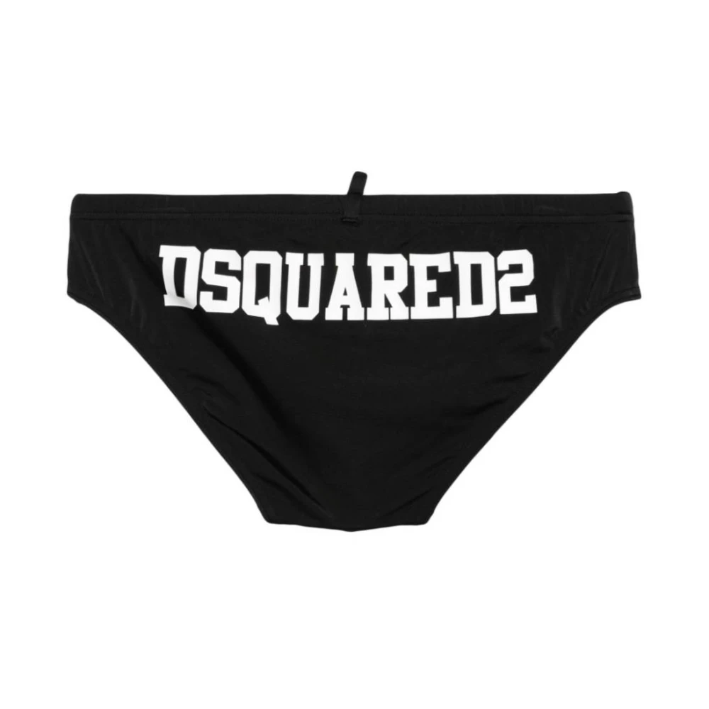 Dsquared2 Heren Slip Zwemkleding Stretch Design Elastische Tailleband Black Heren