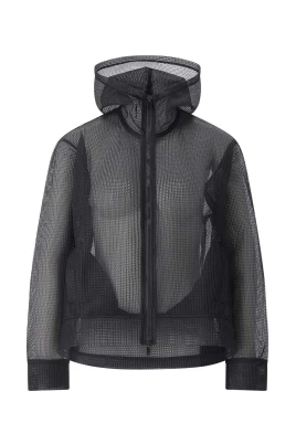 Transparent Mesh Träningsjacka