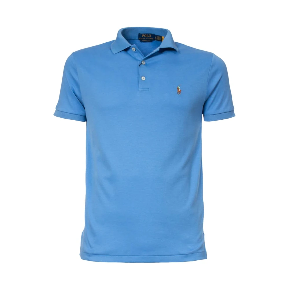 Polo Ralph Lauren Bomull Polo Skjorta Kortärmad Klassisk Blue, Pojke