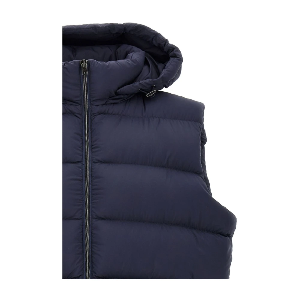 Herno Mouwloos Pufferjack in F017 Blue Heren