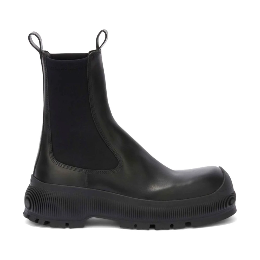 Jil Sander Women's Black Elegant Ankle Boots In Nero
