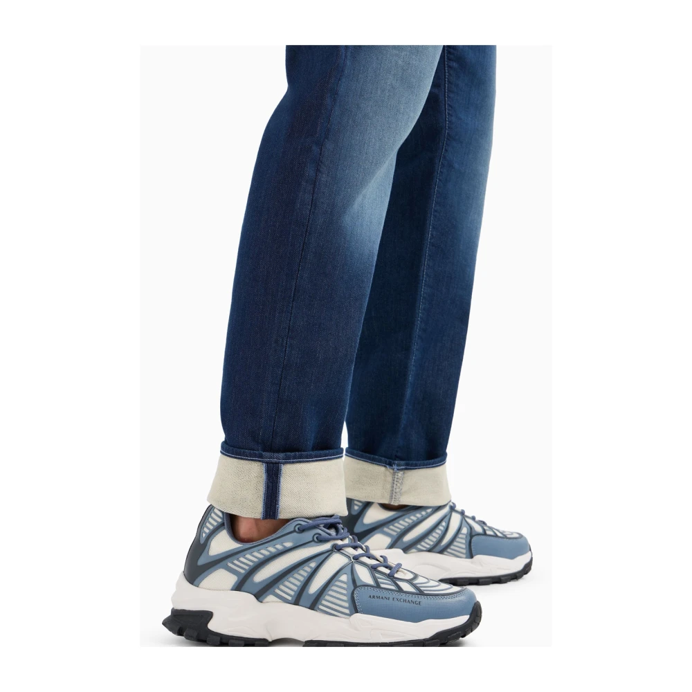 Armani Exchange Slim Fit Indigo Denim Jeans Blue Heren