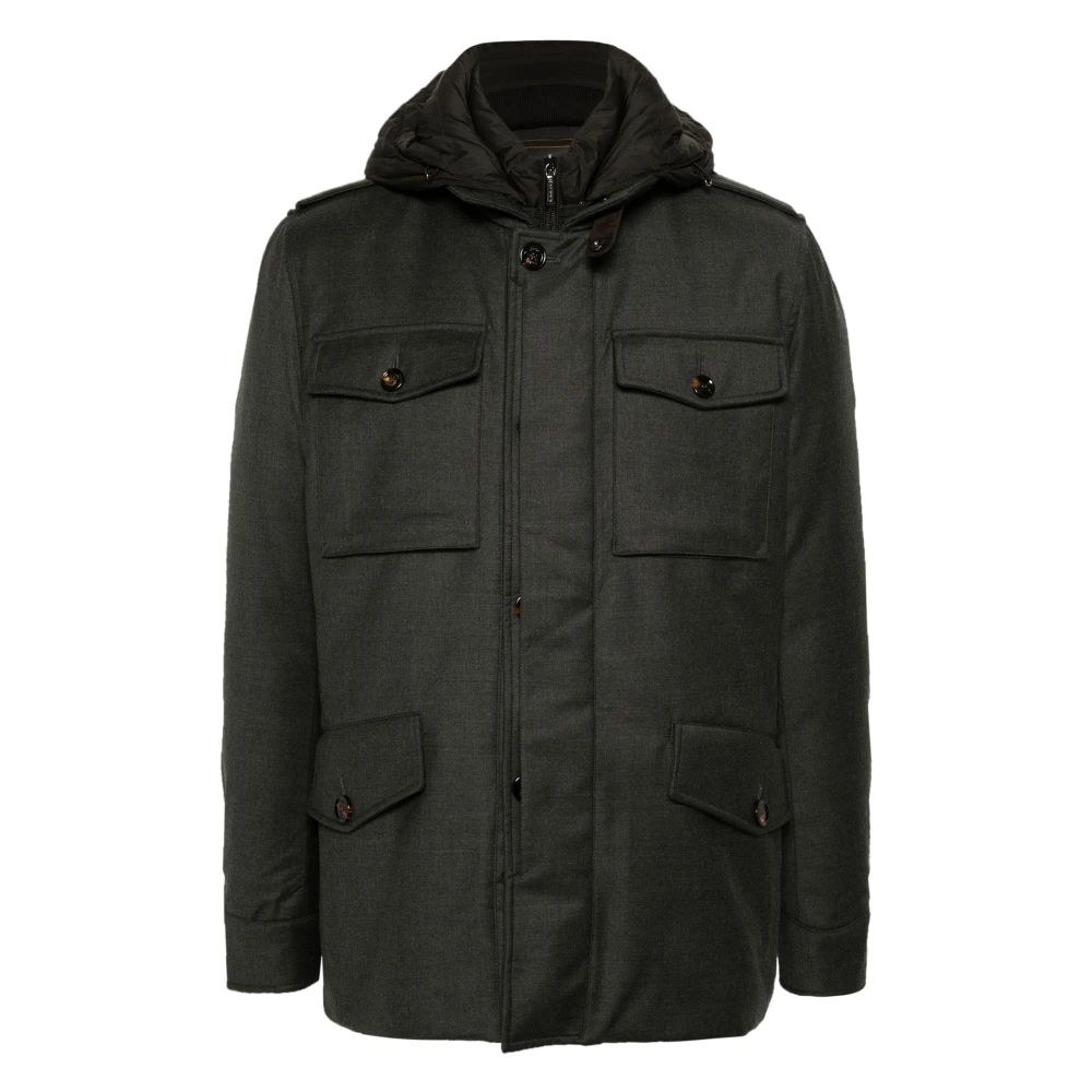 Moorer Groene Field Jacket voor Mannen Green Heren