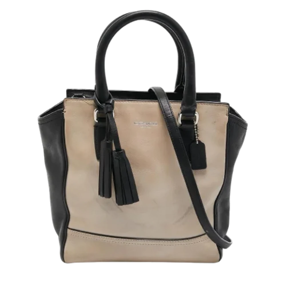 Coach Pre-owned Leather totes Black Dames