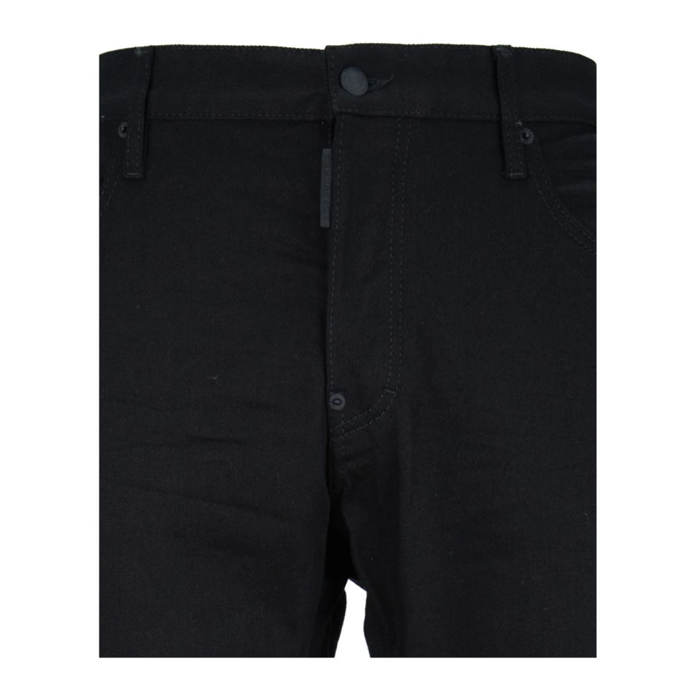 Dsquared2 Herenknoop Jeans Black Heren