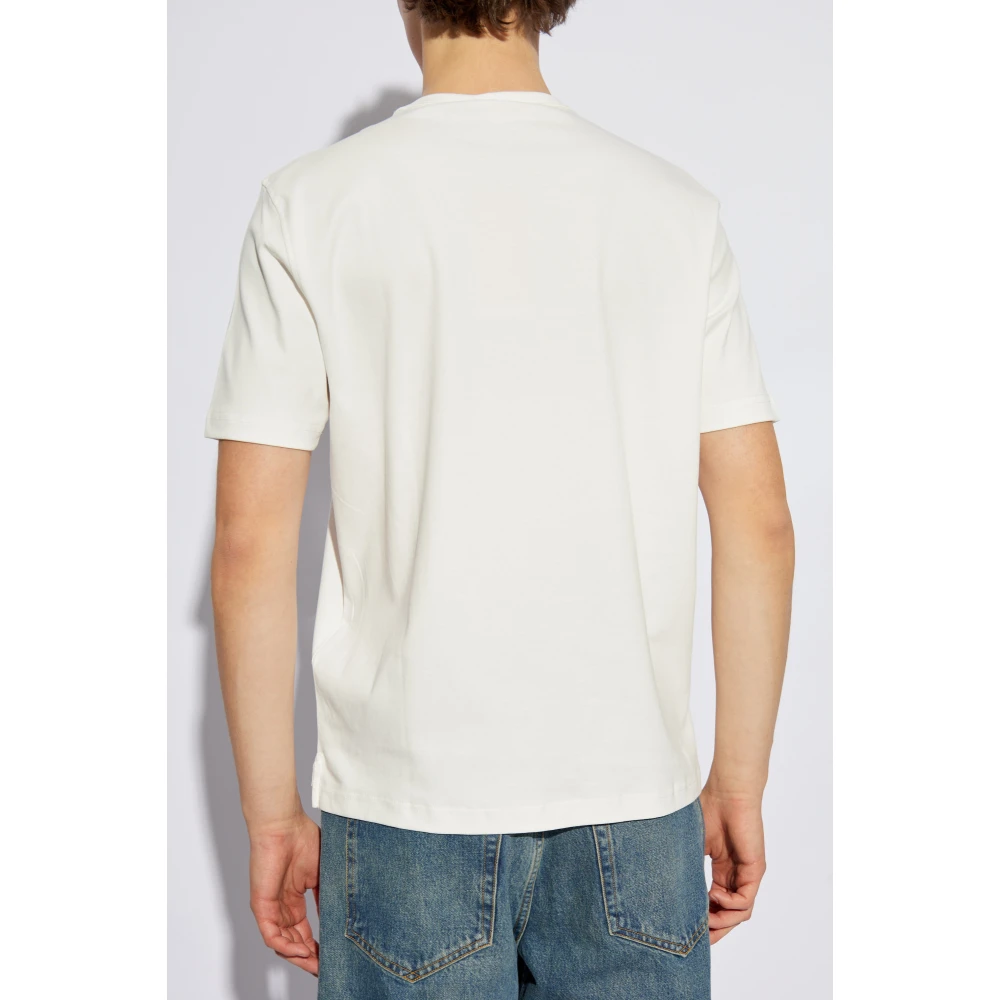 Diesel T-shirt T-Adjust-Slits-R17 Beige Heren