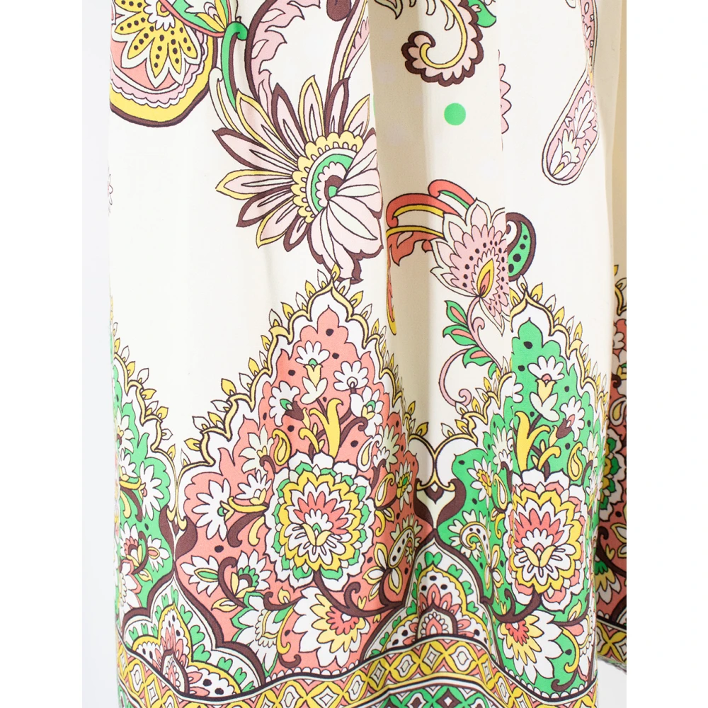 ETRO Mouwloze Midi Jurk met Paisley Print Multicolor Dames