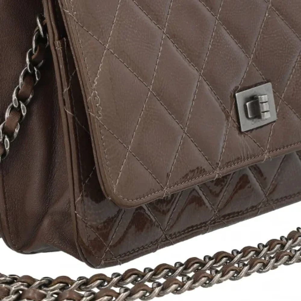 Chanel Vintage Pre-owned Leather crossbody-bags Red Dames