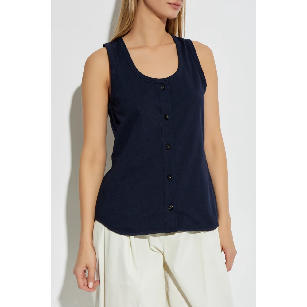 Bottega Veneta Top met sluiting Blue Dames