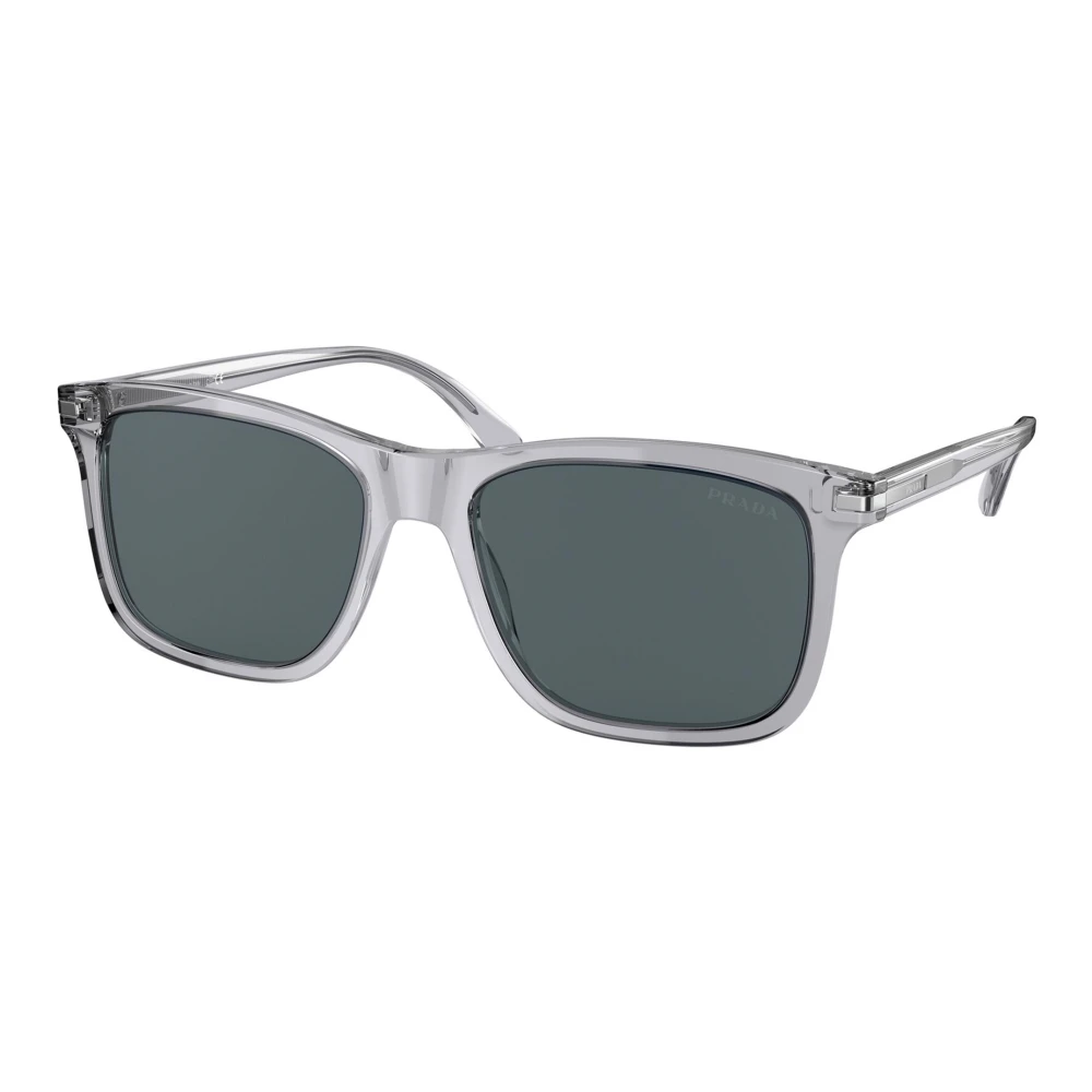 Prada Men's Gray Sunglasses,, Stylish Sunglasses Medium