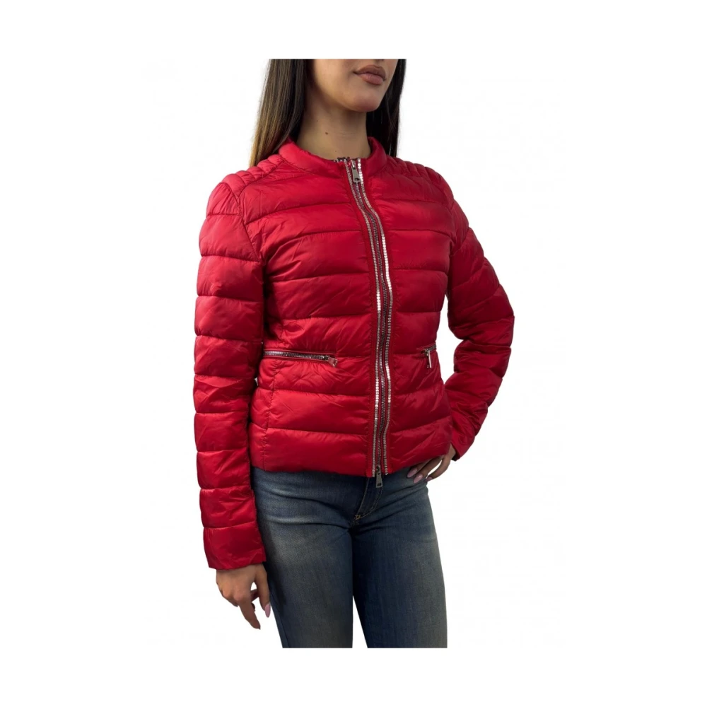 19v69 Italia Rode jas met ritssluiting Red Dames
