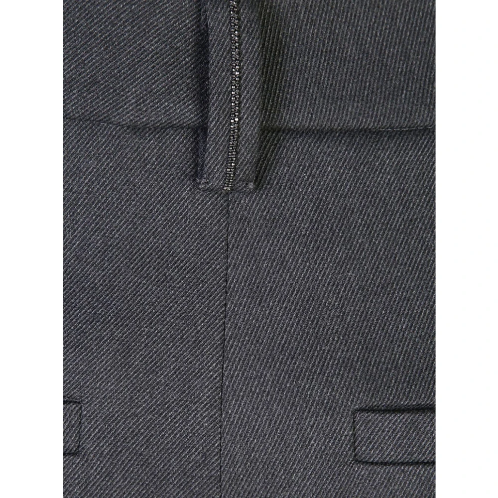 BRUNELLO CUCINELLI Grijze Broek Aw24 Dameskleding Gray Dames