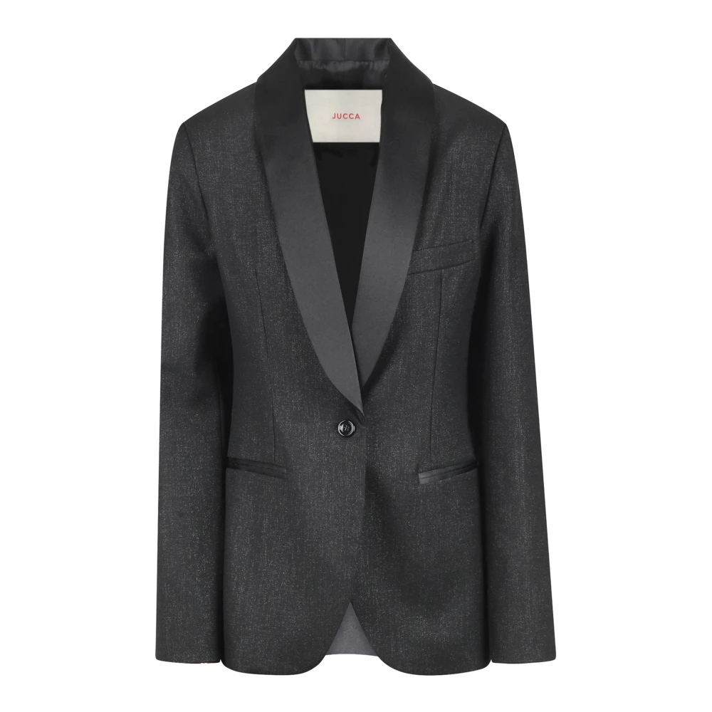 Jucca Stijlvolle Jas Black Dames