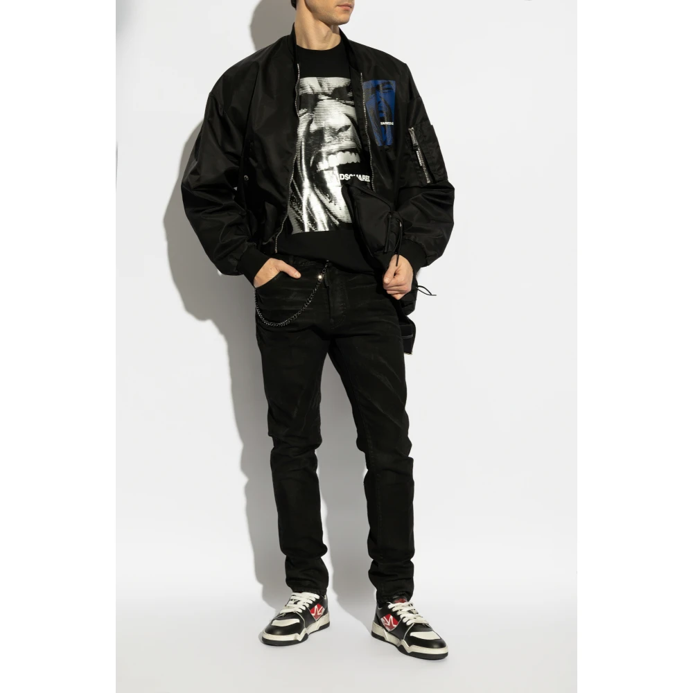 Dsquared2 Jas type bomber Black Heren